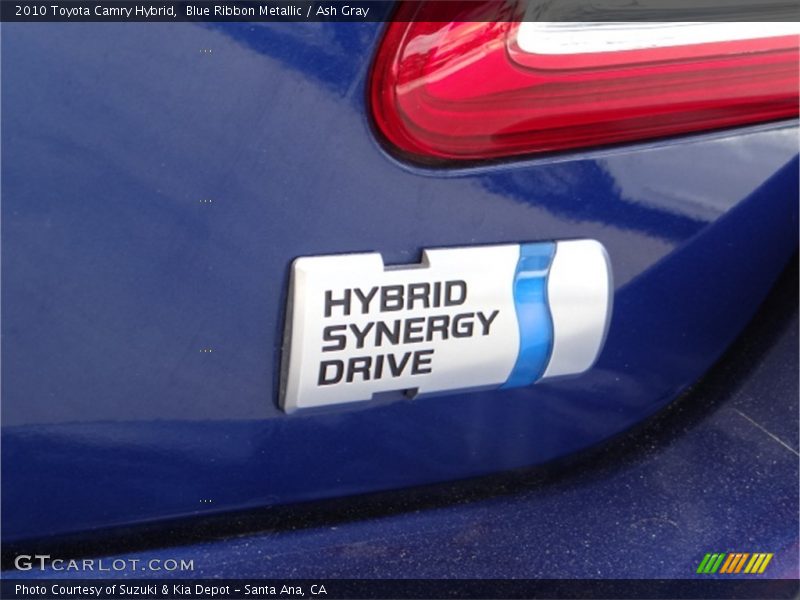 Blue Ribbon Metallic / Ash Gray 2010 Toyota Camry Hybrid