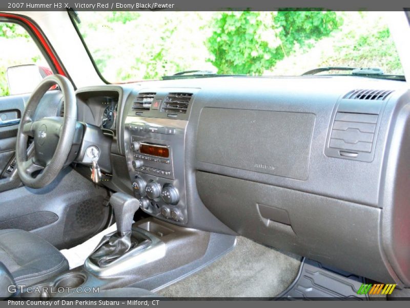 Victory Red / Ebony Black/Pewter 2007 Hummer H3 X