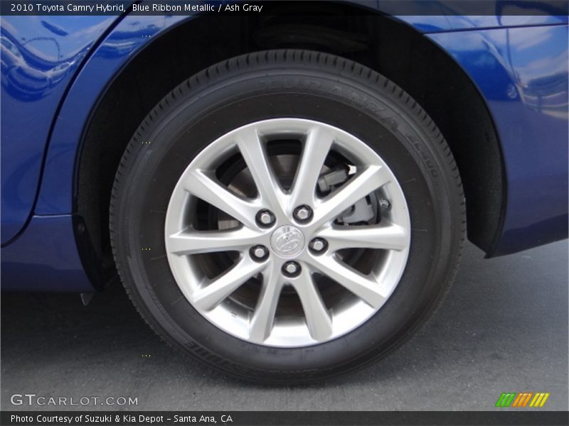Blue Ribbon Metallic / Ash Gray 2010 Toyota Camry Hybrid