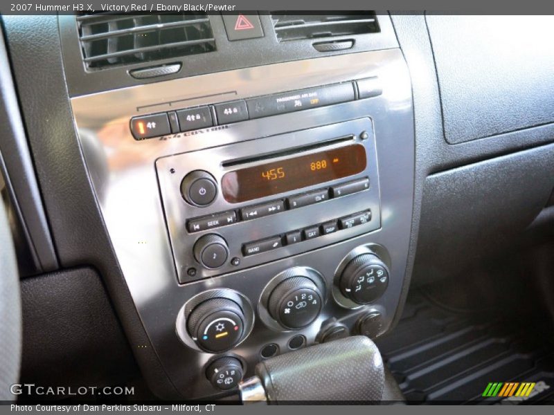 Victory Red / Ebony Black/Pewter 2007 Hummer H3 X