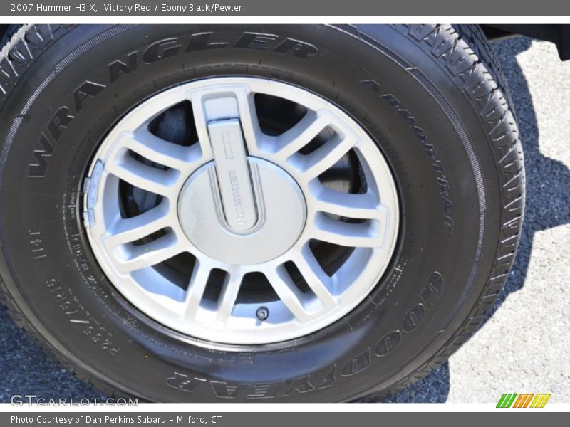 Victory Red / Ebony Black/Pewter 2007 Hummer H3 X