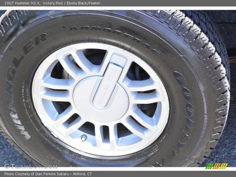Victory Red / Ebony Black/Pewter 2007 Hummer H3 X