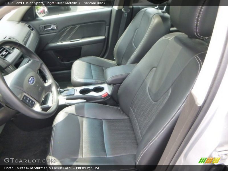 Ingot Silver Metallic / Charcoal Black 2012 Ford Fusion Sport