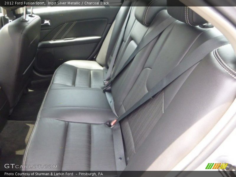Ingot Silver Metallic / Charcoal Black 2012 Ford Fusion Sport
