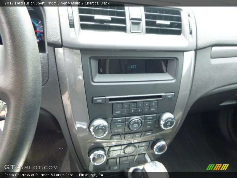 Ingot Silver Metallic / Charcoal Black 2012 Ford Fusion Sport