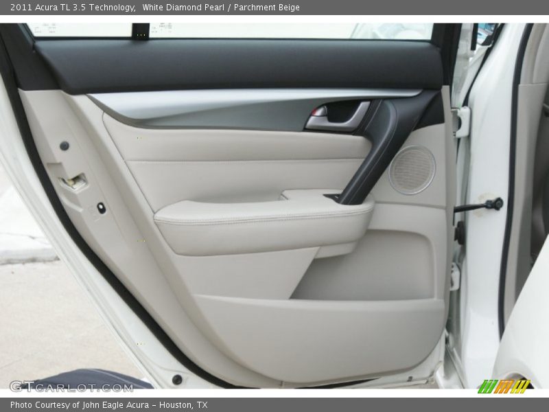 White Diamond Pearl / Parchment Beige 2011 Acura TL 3.5 Technology