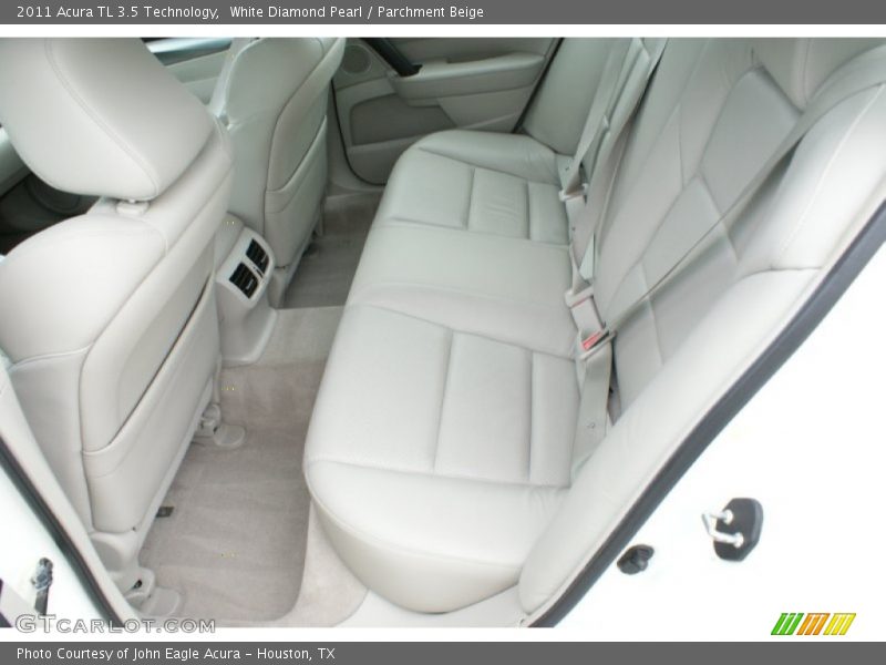 White Diamond Pearl / Parchment Beige 2011 Acura TL 3.5 Technology