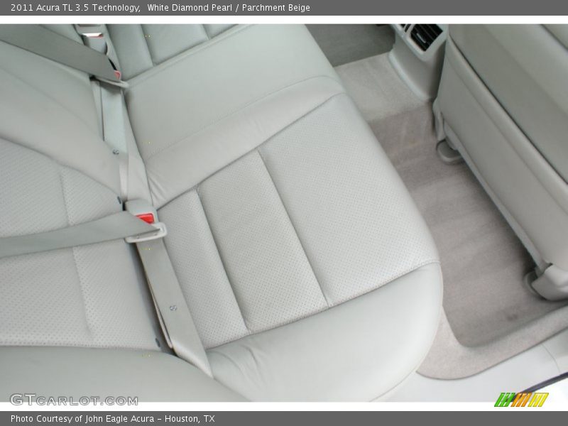 White Diamond Pearl / Parchment Beige 2011 Acura TL 3.5 Technology
