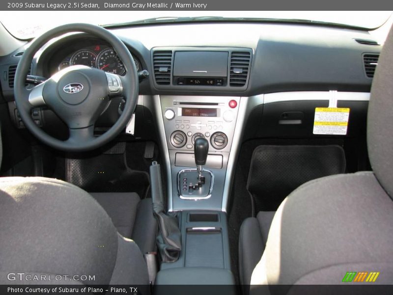 Diamond Gray Metallic / Warm Ivory 2009 Subaru Legacy 2.5i Sedan