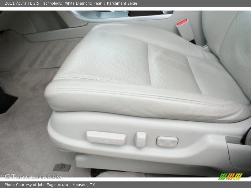 White Diamond Pearl / Parchment Beige 2011 Acura TL 3.5 Technology