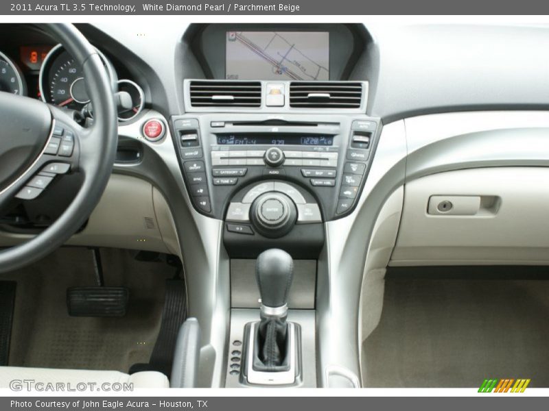 White Diamond Pearl / Parchment Beige 2011 Acura TL 3.5 Technology