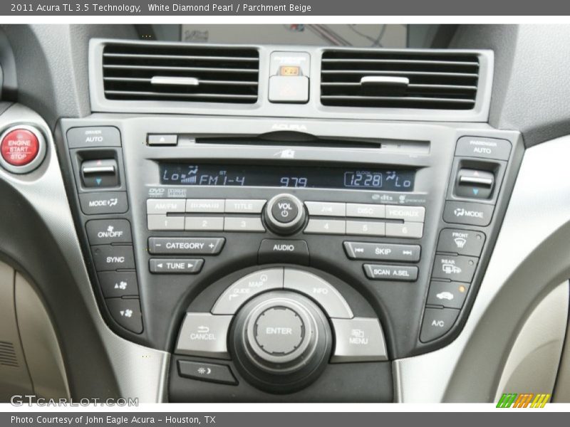 White Diamond Pearl / Parchment Beige 2011 Acura TL 3.5 Technology