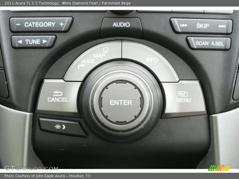 White Diamond Pearl / Parchment Beige 2011 Acura TL 3.5 Technology