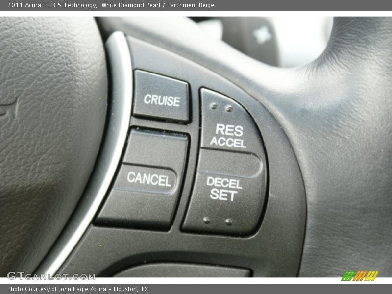 White Diamond Pearl / Parchment Beige 2011 Acura TL 3.5 Technology