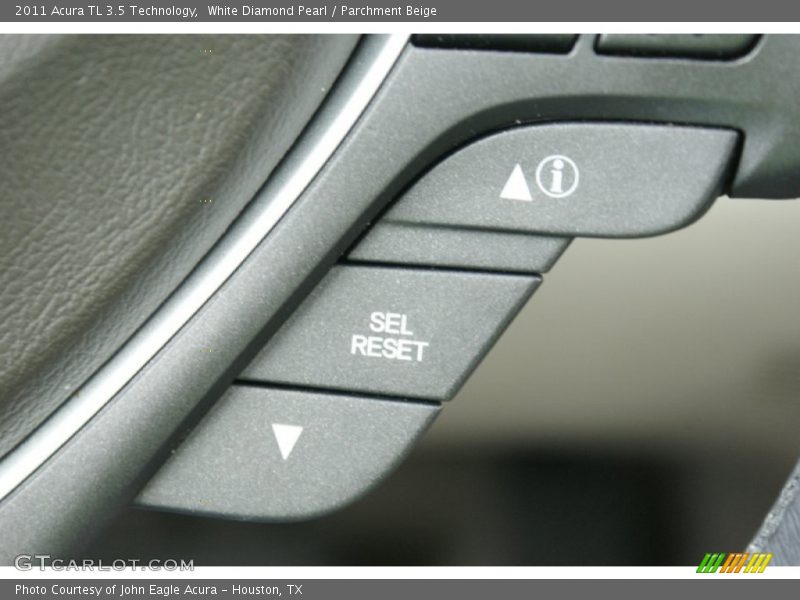 White Diamond Pearl / Parchment Beige 2011 Acura TL 3.5 Technology