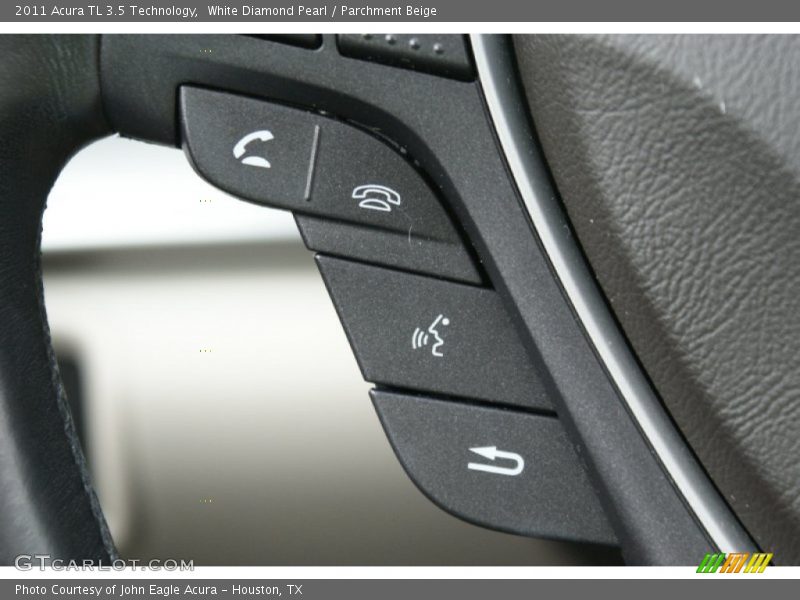 White Diamond Pearl / Parchment Beige 2011 Acura TL 3.5 Technology