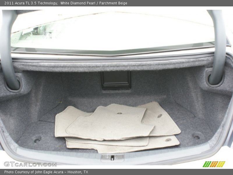 White Diamond Pearl / Parchment Beige 2011 Acura TL 3.5 Technology