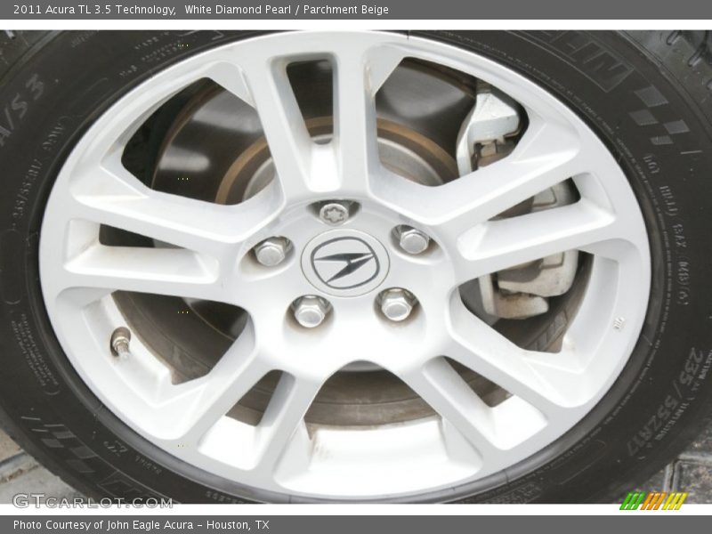 White Diamond Pearl / Parchment Beige 2011 Acura TL 3.5 Technology
