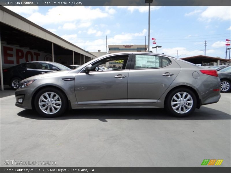 Titanium Metallic / Gray 2015 Kia Optima EX