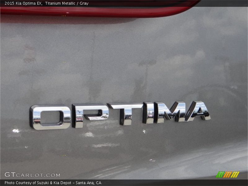 Titanium Metallic / Gray 2015 Kia Optima EX