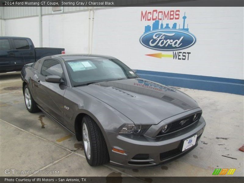 Sterling Gray / Charcoal Black 2014 Ford Mustang GT Coupe