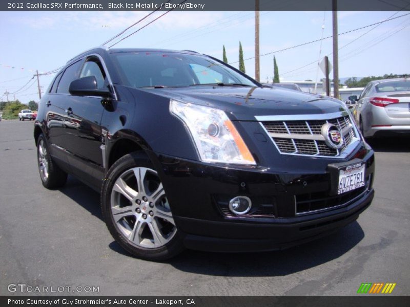 Black Ice Metallic / Ebony/Ebony 2012 Cadillac SRX Performance