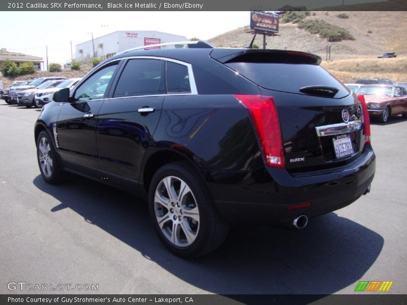 Black Ice Metallic / Ebony/Ebony 2012 Cadillac SRX Performance
