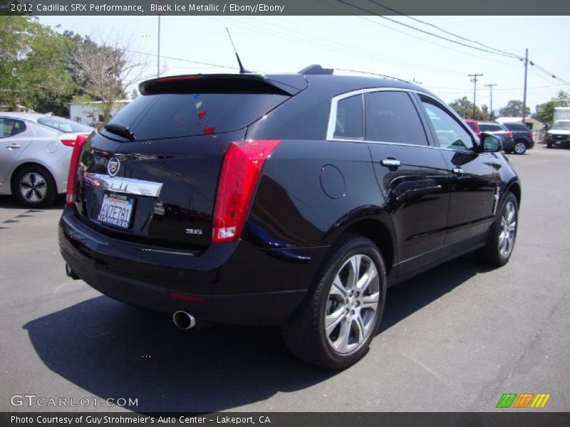 Black Ice Metallic / Ebony/Ebony 2012 Cadillac SRX Performance