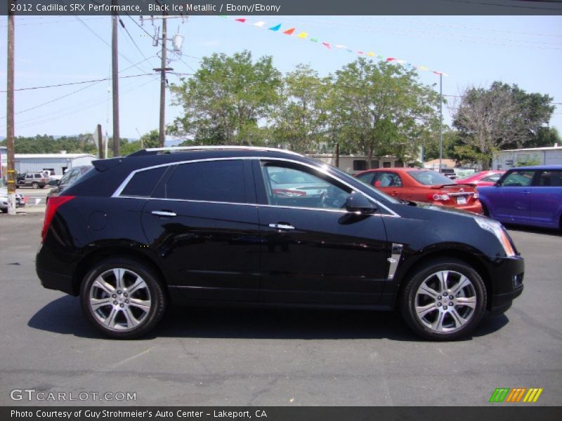 Black Ice Metallic / Ebony/Ebony 2012 Cadillac SRX Performance