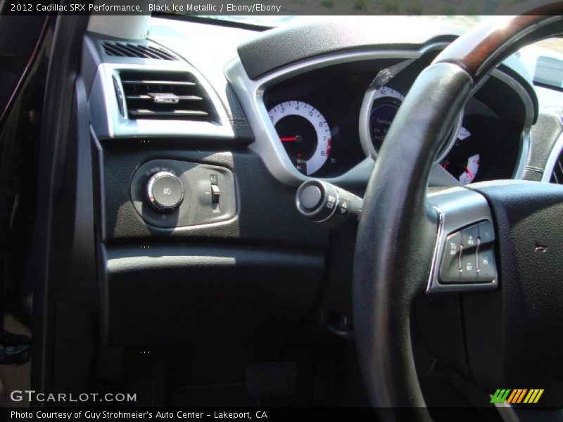 Black Ice Metallic / Ebony/Ebony 2012 Cadillac SRX Performance