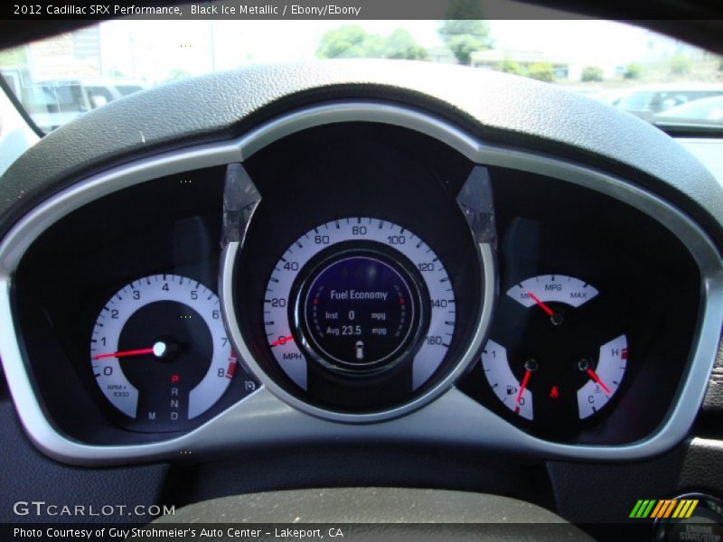 Black Ice Metallic / Ebony/Ebony 2012 Cadillac SRX Performance