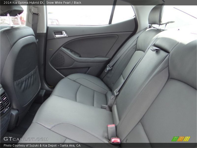Rear Seat of 2014 Optima Hybrid EX