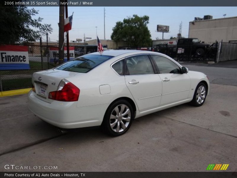 Ivory Pearl / Wheat 2006 Infiniti M 35 Sport Sedan