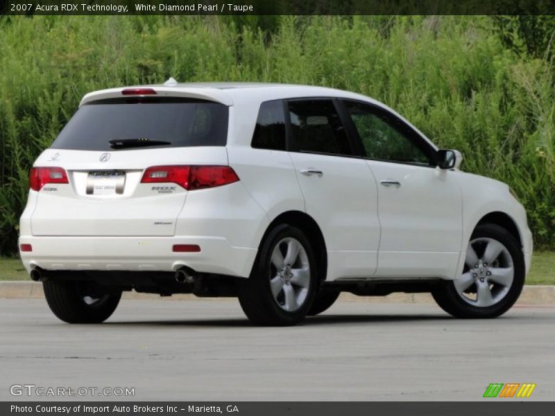 White Diamond Pearl / Taupe 2007 Acura RDX Technology