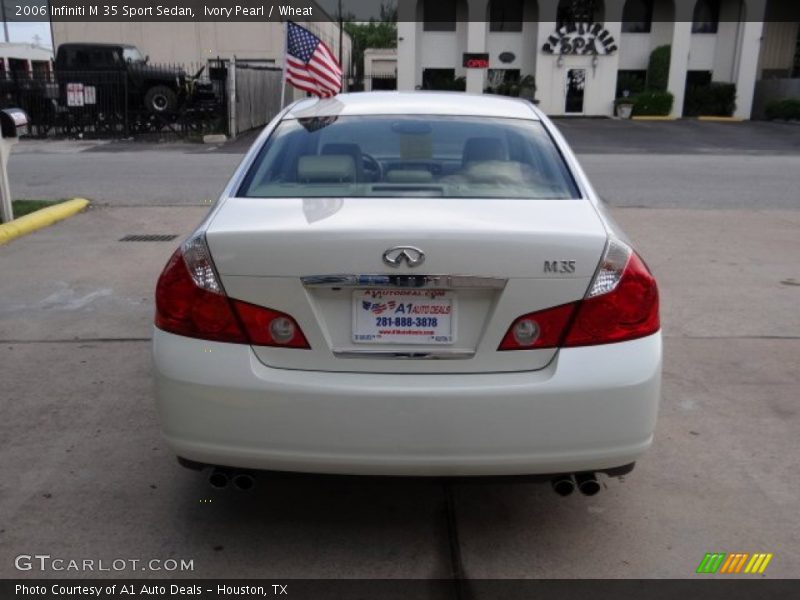 Ivory Pearl / Wheat 2006 Infiniti M 35 Sport Sedan