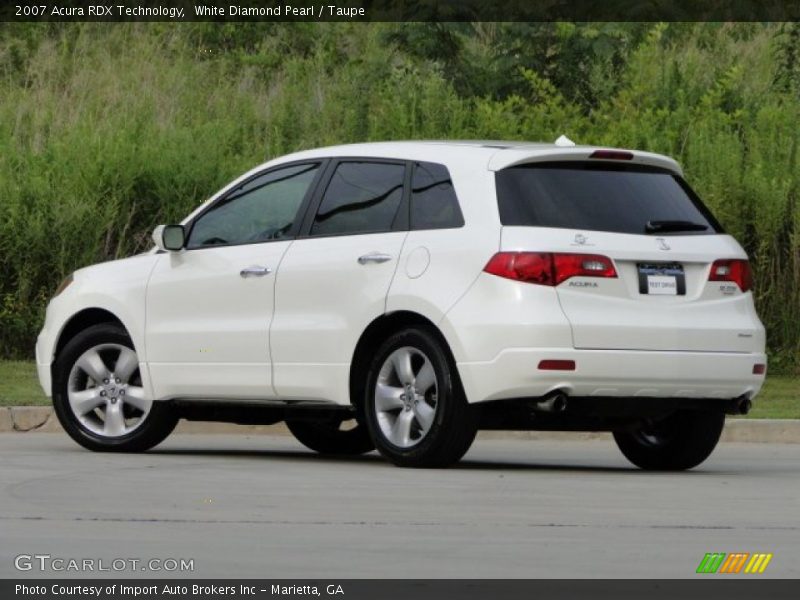 White Diamond Pearl / Taupe 2007 Acura RDX Technology