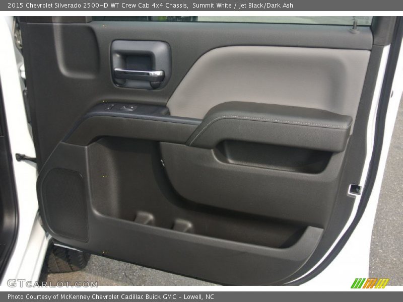 Summit White / Jet Black/Dark Ash 2015 Chevrolet Silverado 2500HD WT Crew Cab 4x4 Chassis