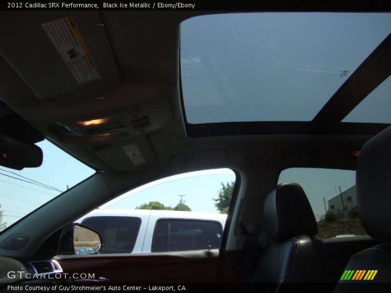 Black Ice Metallic / Ebony/Ebony 2012 Cadillac SRX Performance