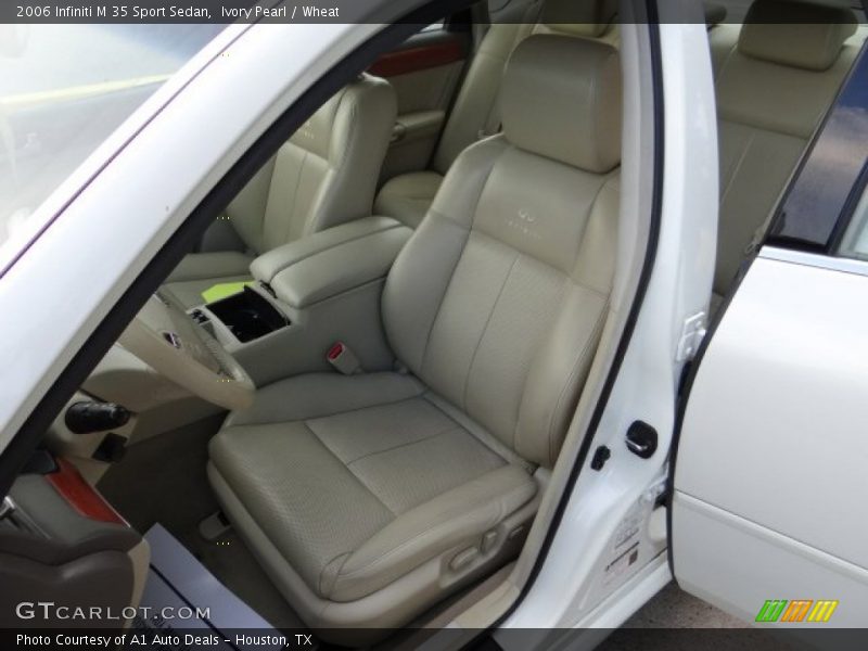Ivory Pearl / Wheat 2006 Infiniti M 35 Sport Sedan
