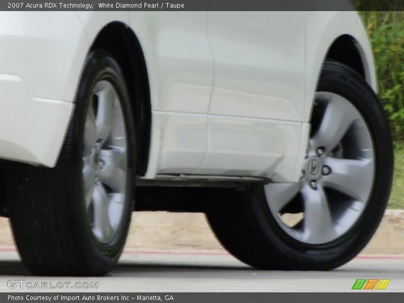 White Diamond Pearl / Taupe 2007 Acura RDX Technology