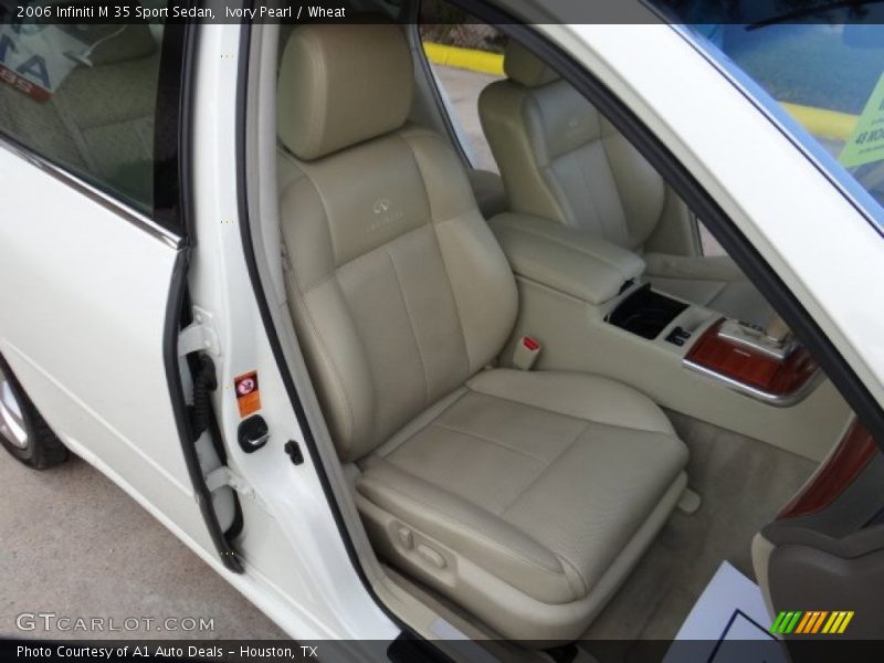 Ivory Pearl / Wheat 2006 Infiniti M 35 Sport Sedan