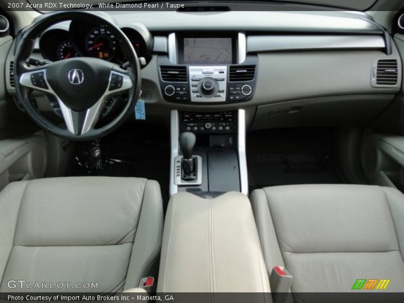 White Diamond Pearl / Taupe 2007 Acura RDX Technology