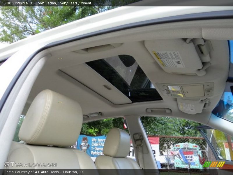 Ivory Pearl / Wheat 2006 Infiniti M 35 Sport Sedan