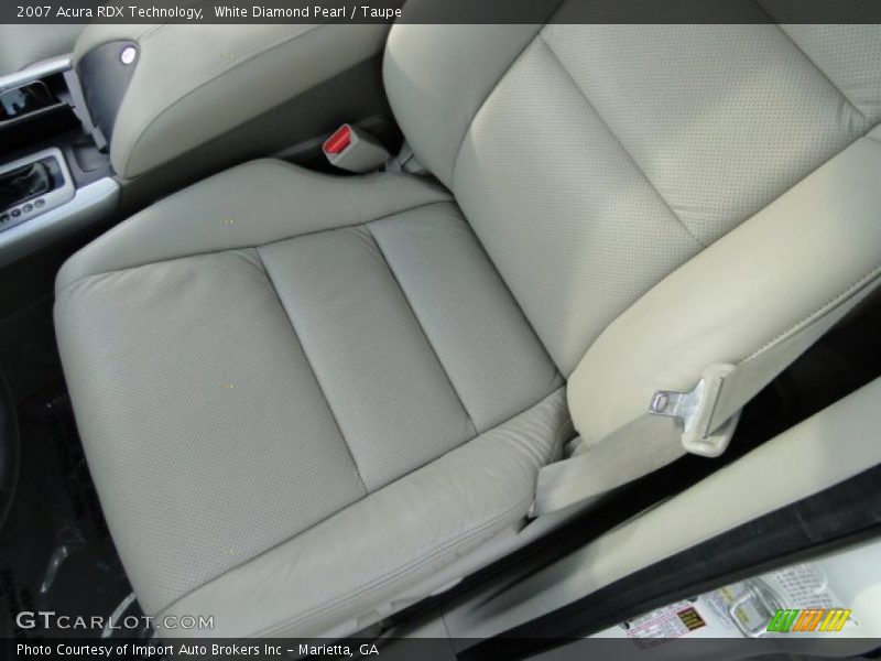 White Diamond Pearl / Taupe 2007 Acura RDX Technology