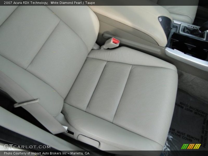 White Diamond Pearl / Taupe 2007 Acura RDX Technology