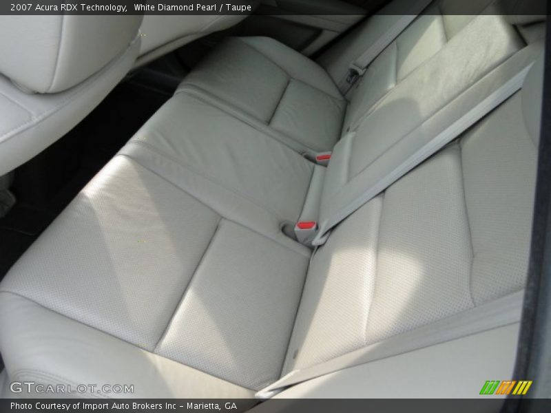 White Diamond Pearl / Taupe 2007 Acura RDX Technology