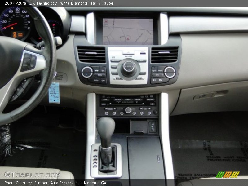 White Diamond Pearl / Taupe 2007 Acura RDX Technology