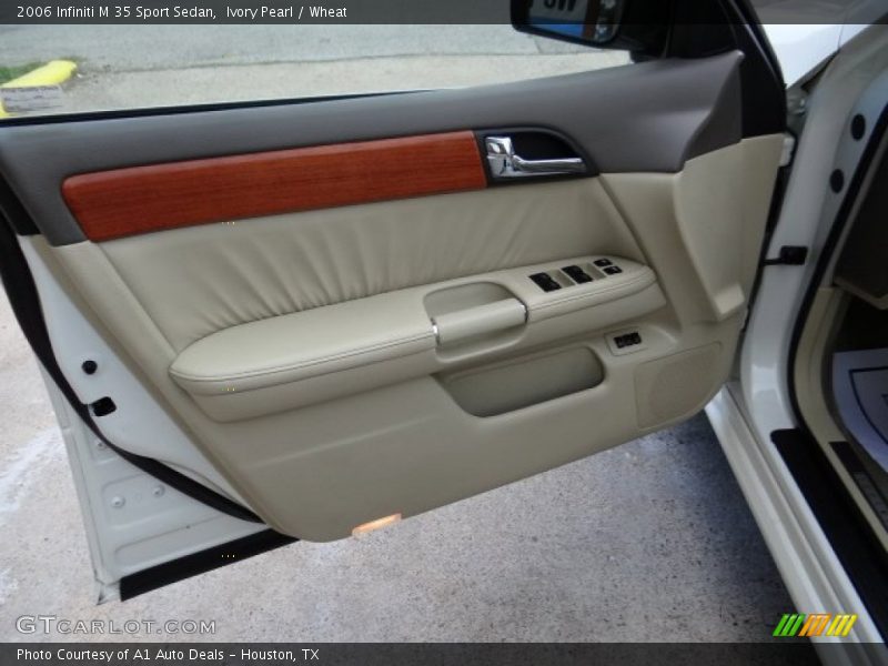 Ivory Pearl / Wheat 2006 Infiniti M 35 Sport Sedan