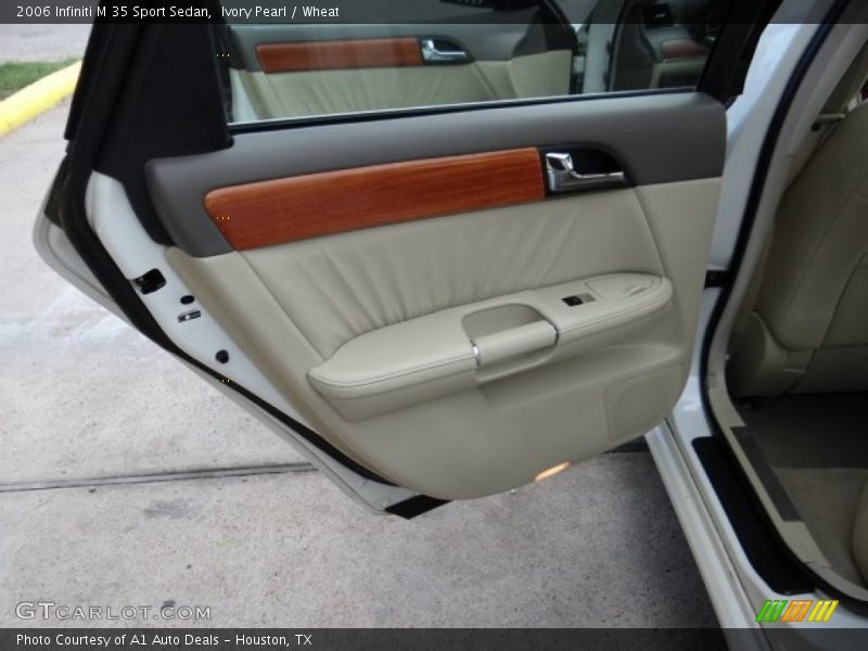 Ivory Pearl / Wheat 2006 Infiniti M 35 Sport Sedan