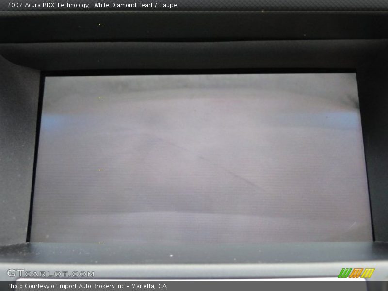 White Diamond Pearl / Taupe 2007 Acura RDX Technology